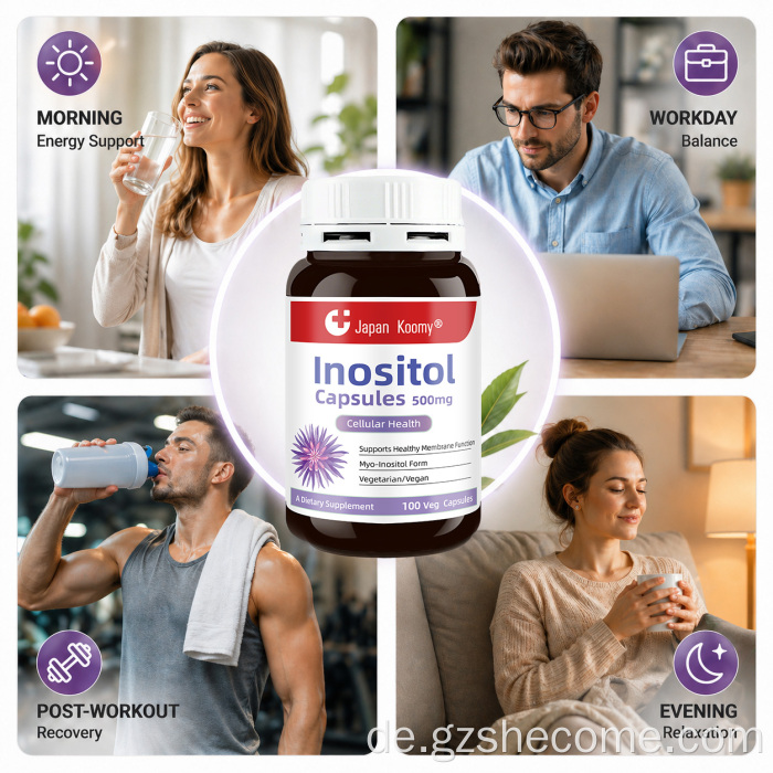 Shecome Inositol-Kapseln zur Unterstützung der Zellgesundheit